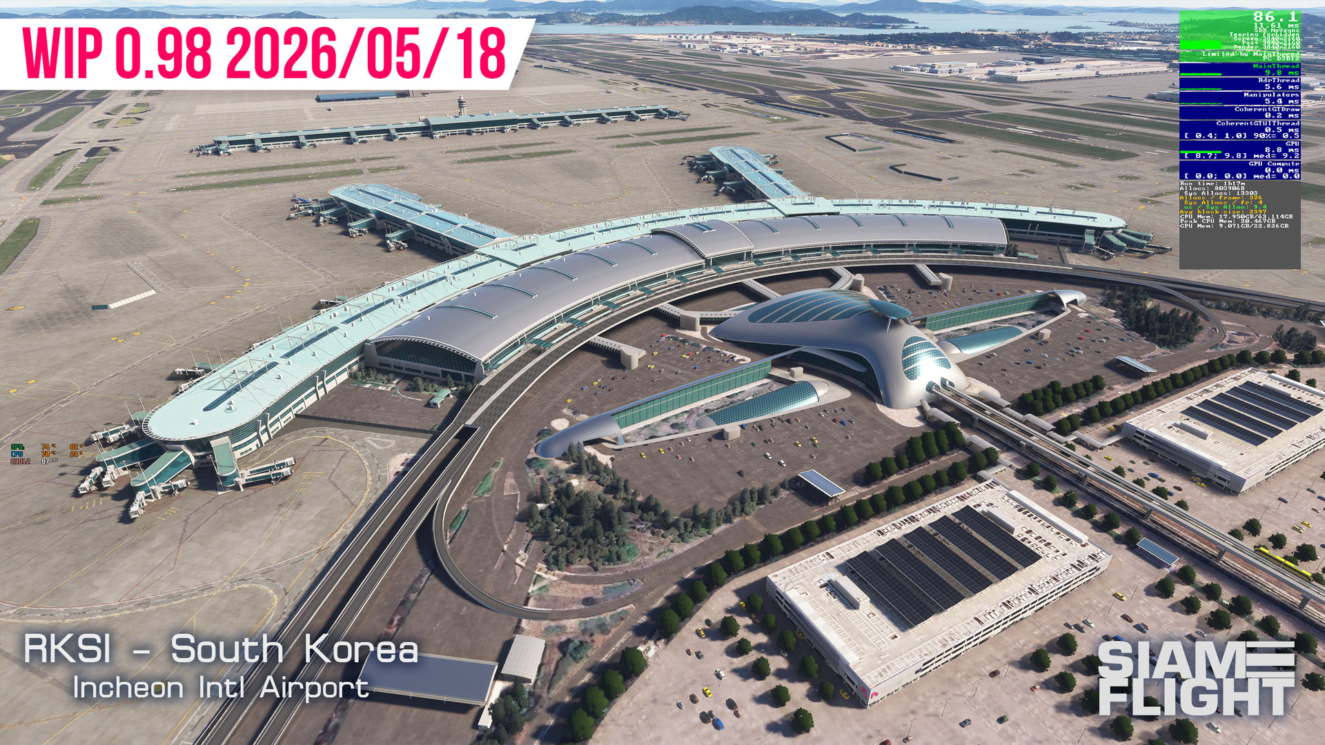 [DevDiary] RKSI Incheon International Airport MSFS | SiamFlight - Page ...