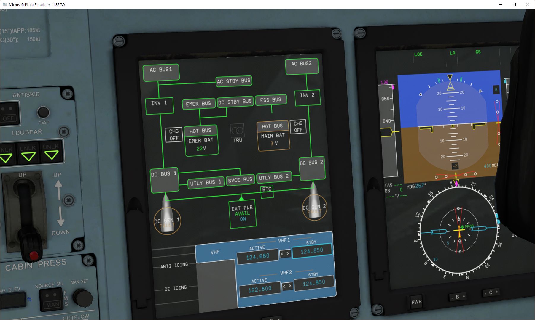 ATR 72 Main BAT voltage drops to 3V - CHR disconnected - Resolved