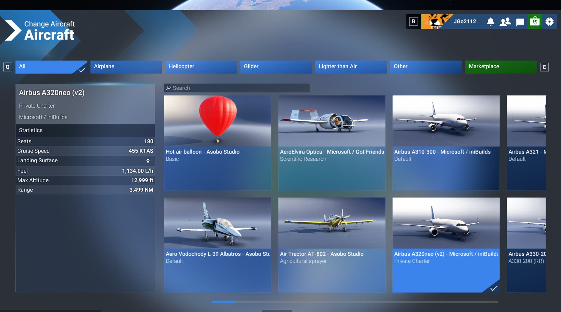 [Multiple Planes] Dubious Aircraft Performance in plane selection UI ...