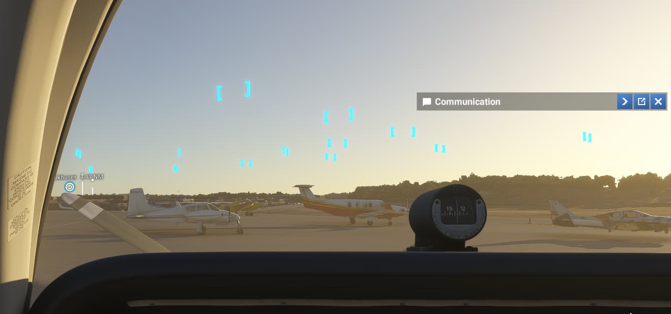 Visual Flightpath visible even if It is turned off in Visual assistance ...