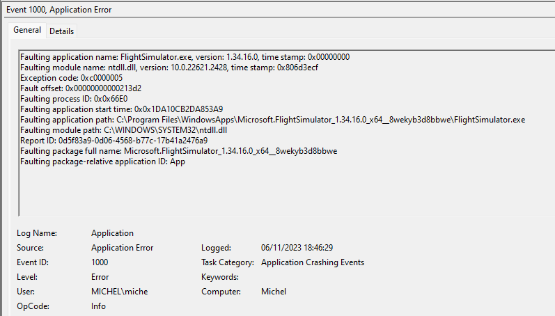 Frequent CTD with new PC - Page 2 - Crashes (CTDs) - Microsoft Flight ...