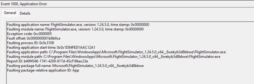 CTD After update Microsoft store - Crashes (CTDs) - Microsoft Flight ...