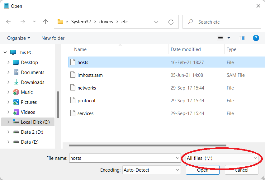 host-file