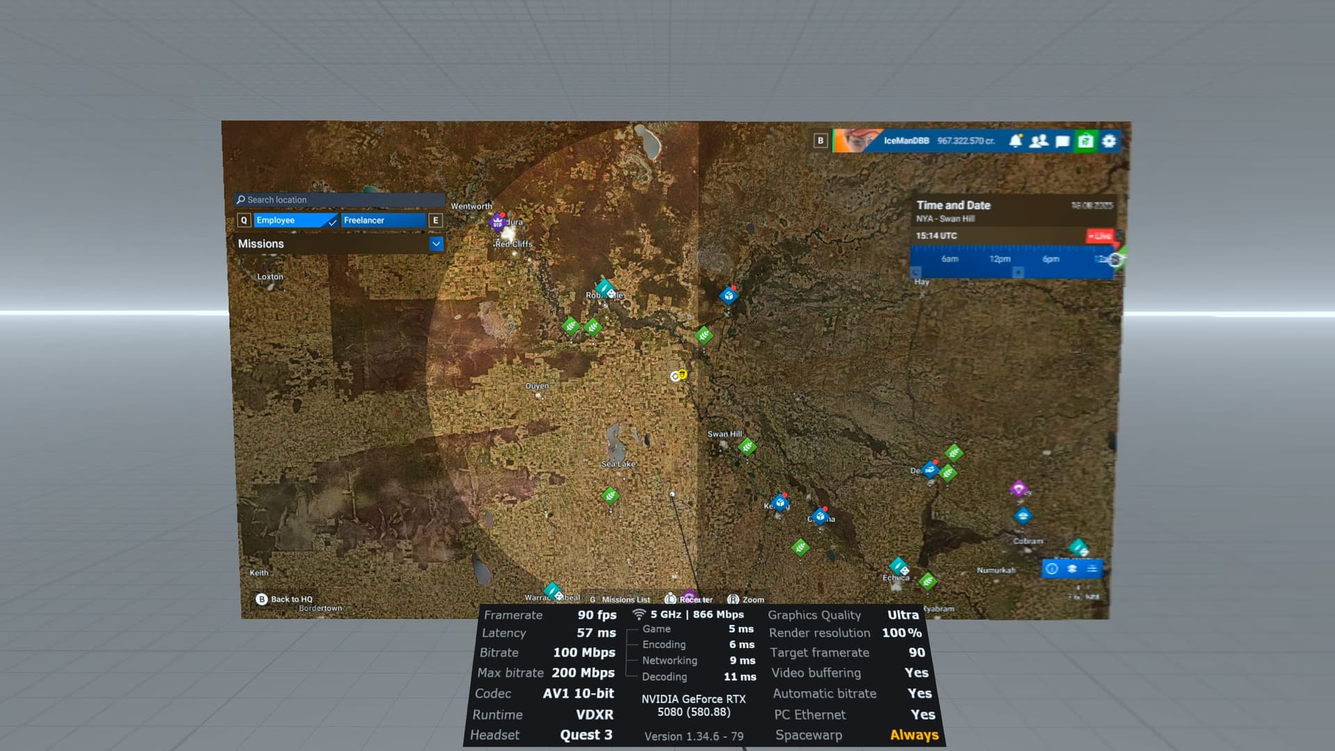 Vr Field Map World map graphic artifact when Foveated Rendering is activated ...