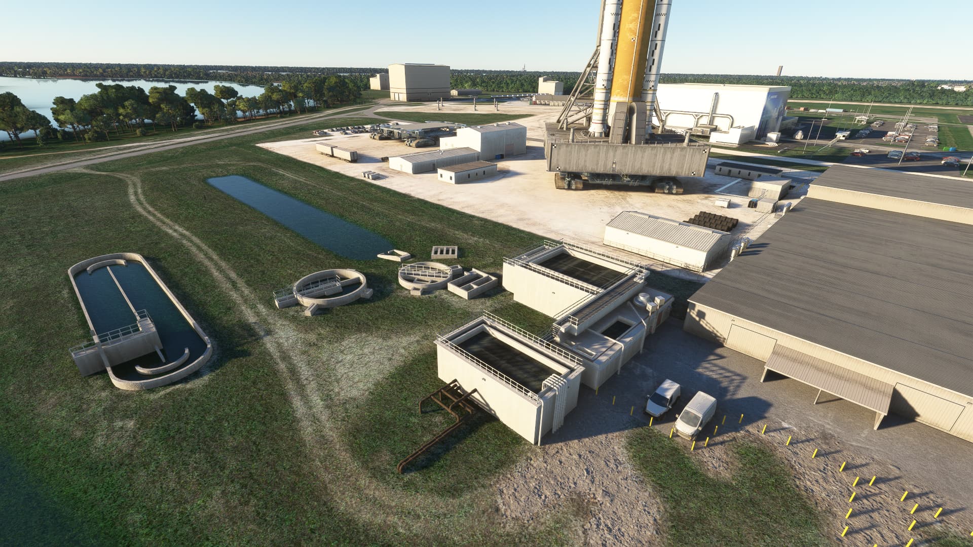 [V2 RELEASED] Kennedy Space Center VAB area detailed scenery, including ...